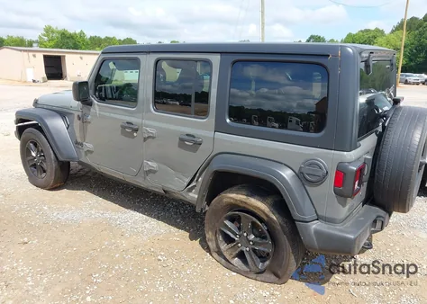 2020 Jeep Wrangler Unlimited Sport из США, поврежденный, VIN 1C4HJXDG2LW186027